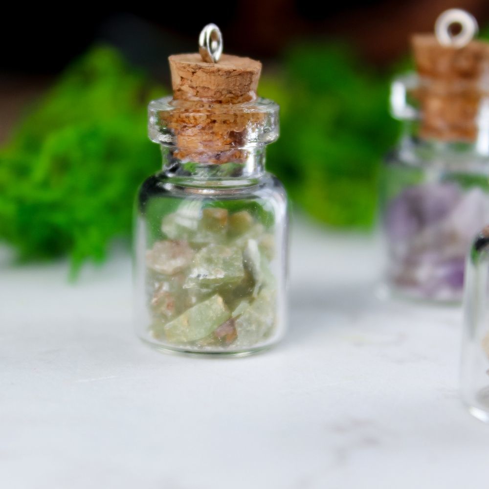 Mini bottle gems new charms handmade
